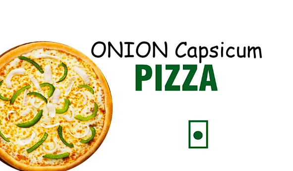 Onion Capsicum Pizza(onion/capsicum)