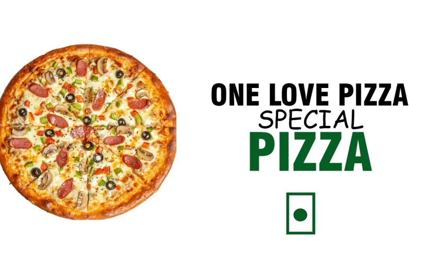 One Love Pizza-Special(red paprika/special sauce/black olive/capsicum/jalapenos)