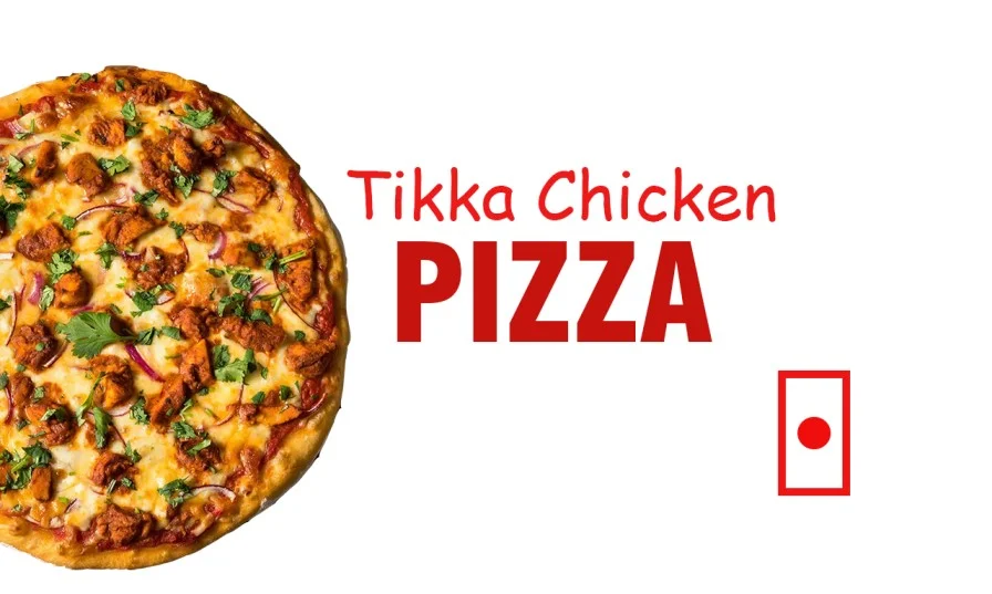 Tikka Chicken Pizza(g cap./onion/tikka chicken cubes)