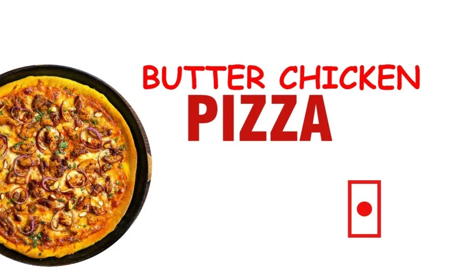 Butter Garlic Chicken Pizza(buttery chicken /cap/cheese and topping)