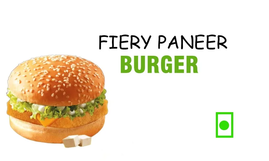 Fiery Paneer Burger