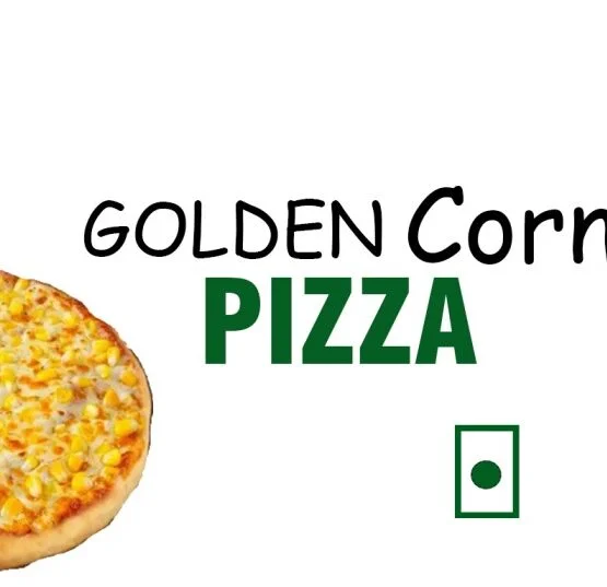 Golden Corn Pizza(corn golden brown/onion/capsicum/tomato)