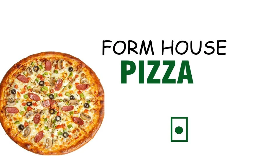 Form House Pizza(onion/capsicum/red paprika/special sauce/mushroom)