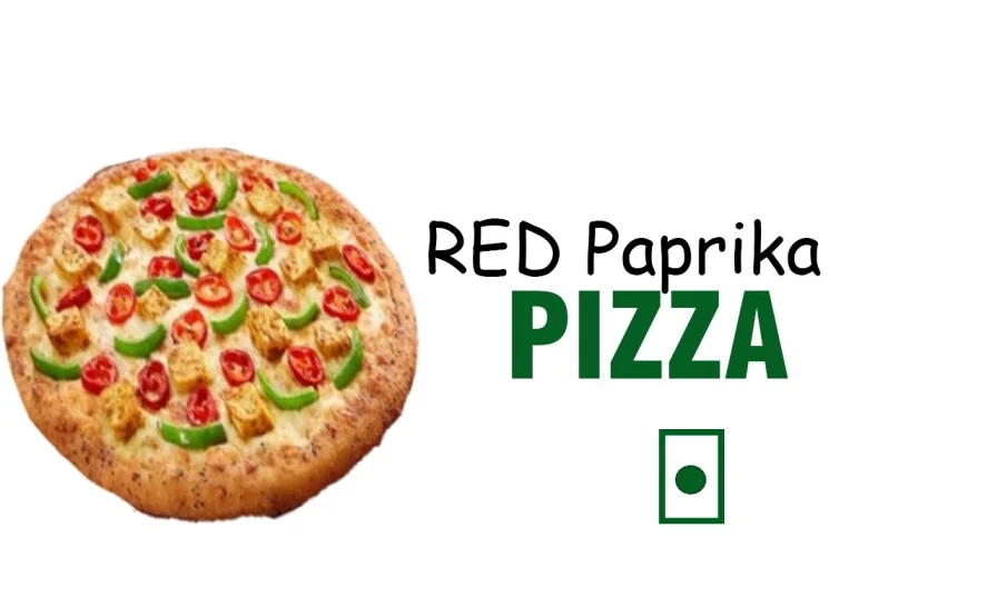 Red Paprika Pizza(red paprika/green cap./corn/paneer)