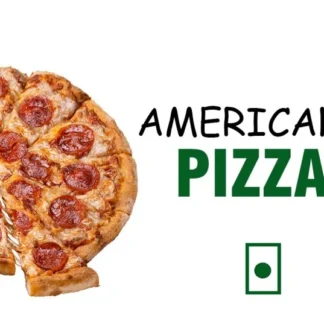 American Pizza (black olive/red paprika/mushroom/onion)