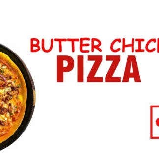 Butter Garlic Chicken Pizza(buttery chicken /cap/cheese and topping)