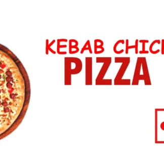 Chicken Seekh Kebab Pizza(onion/cap./chicken seekh kebab)
