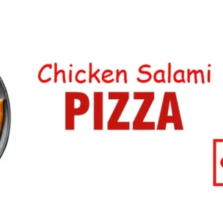 Chicken Salami Pizza(onion/cap./chicken salami)